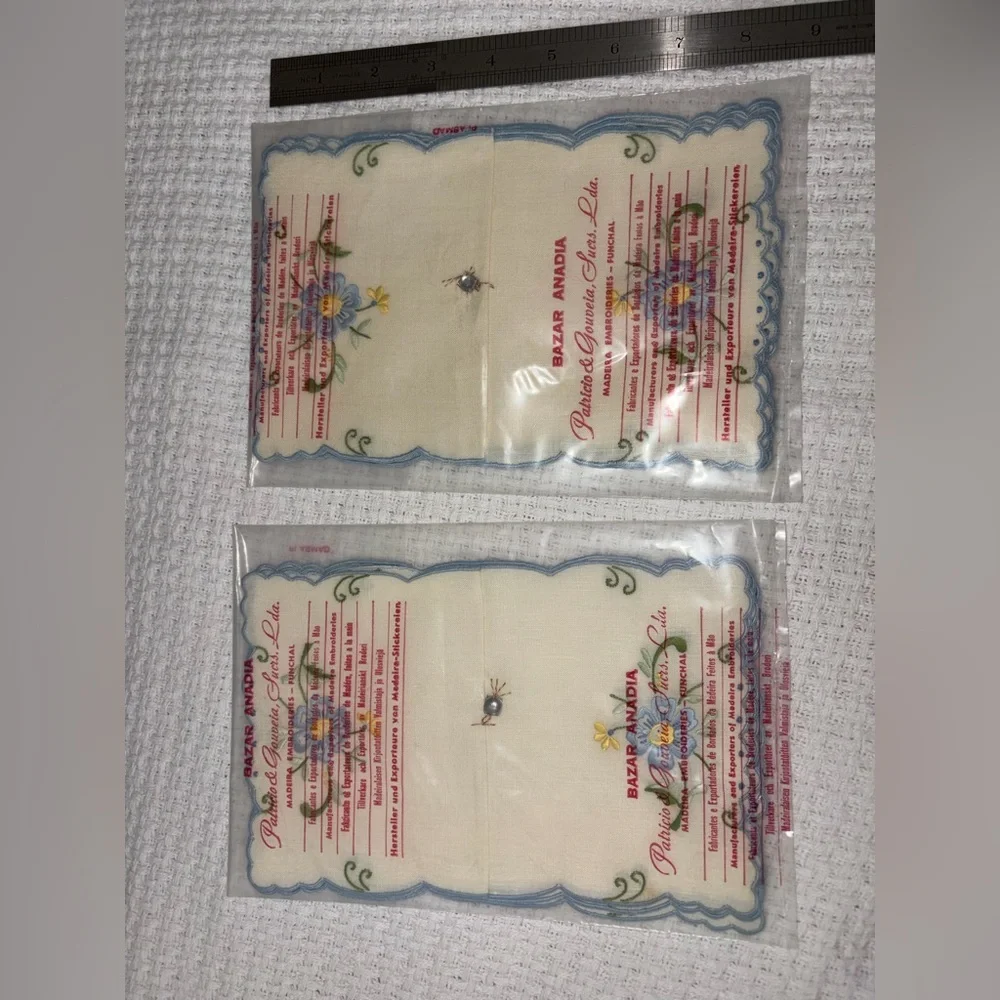 HUGE LOT 68 pcs Vintage Embroidered Table Linens Napkins Drink Coasters Madeira